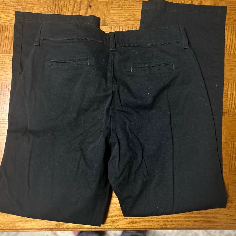 Black Dress Pants 12M Riders Lee